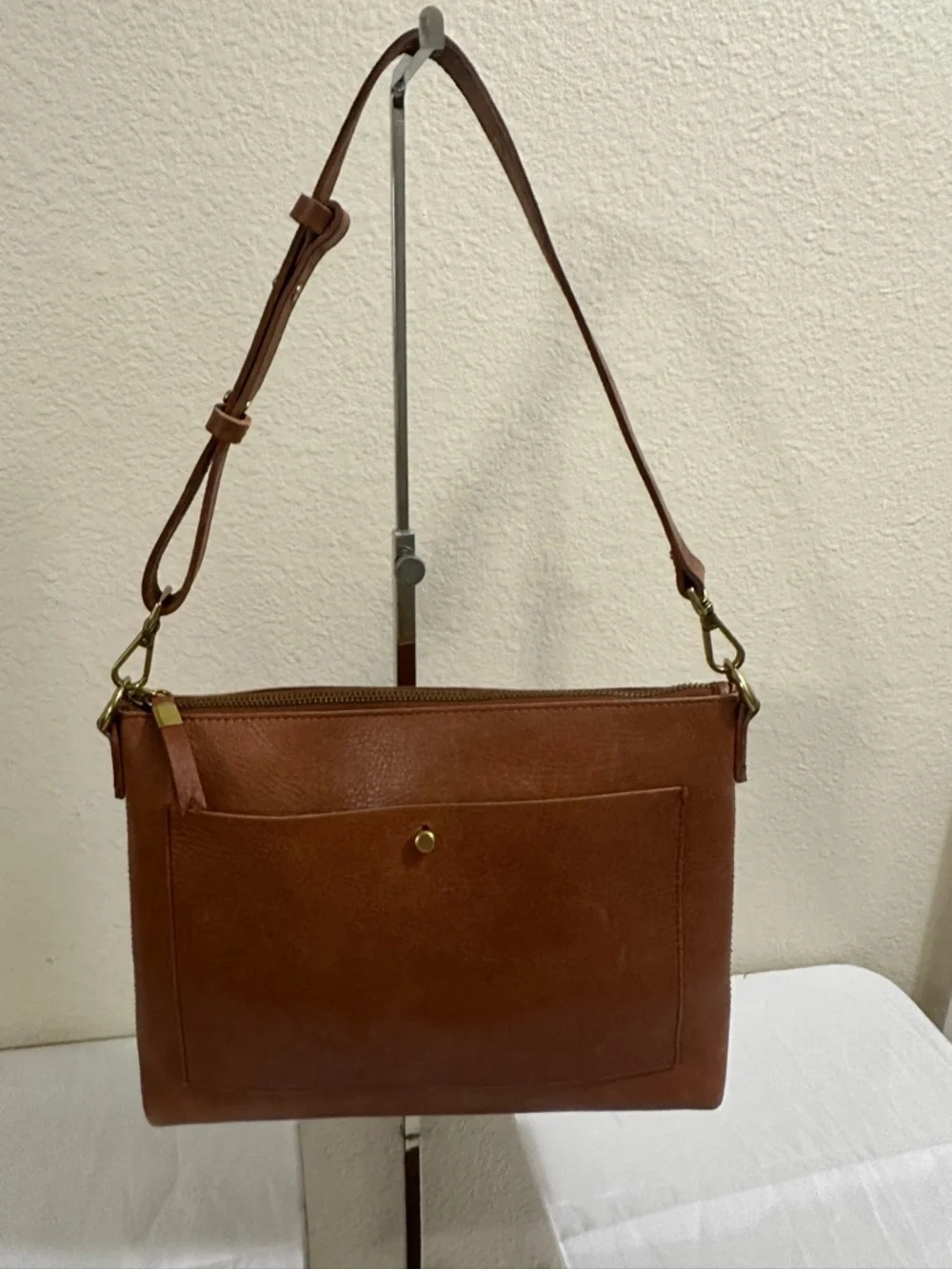 Madewell Brown Leather Shoulder Bag - Picture 3 of 12